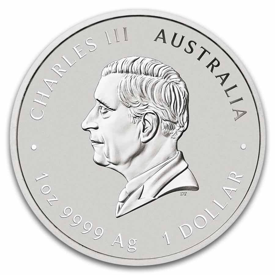 2025 AUS 1 oz Silver Double Phoenix Colorized BU (Multi, Cap)