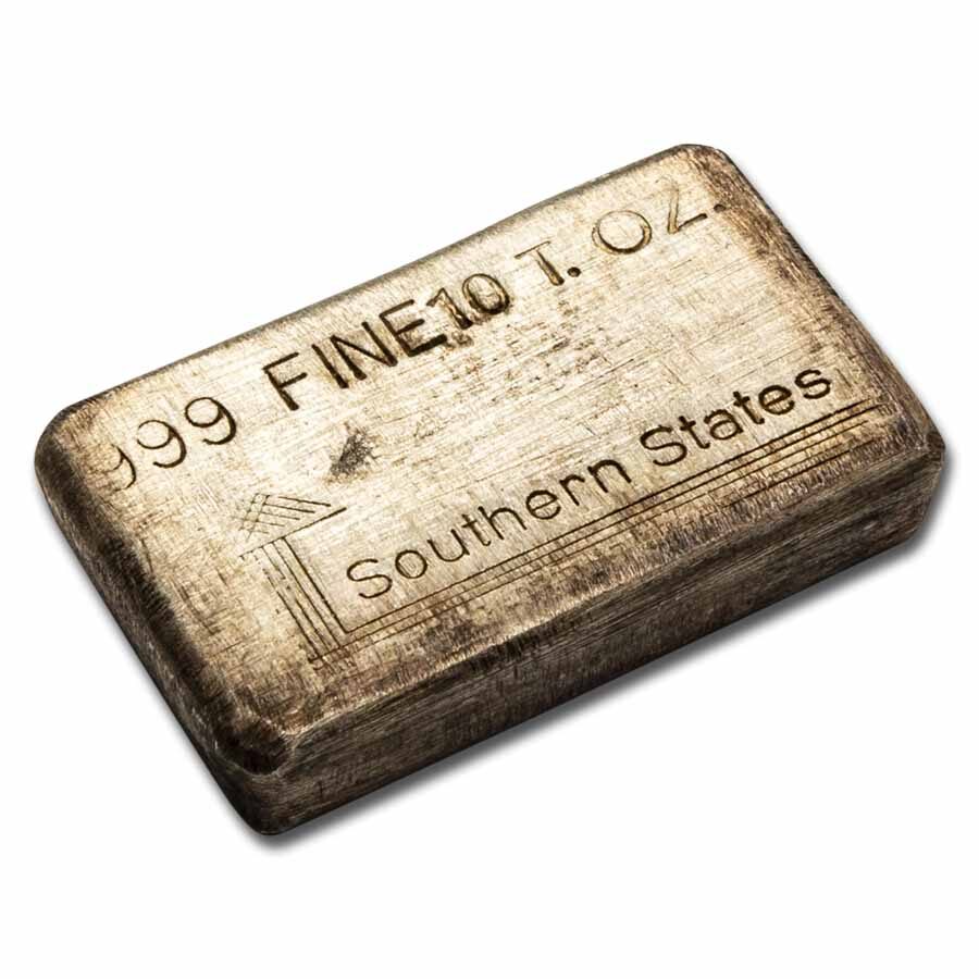 10 oz Silver Bar - Vintage Southern States