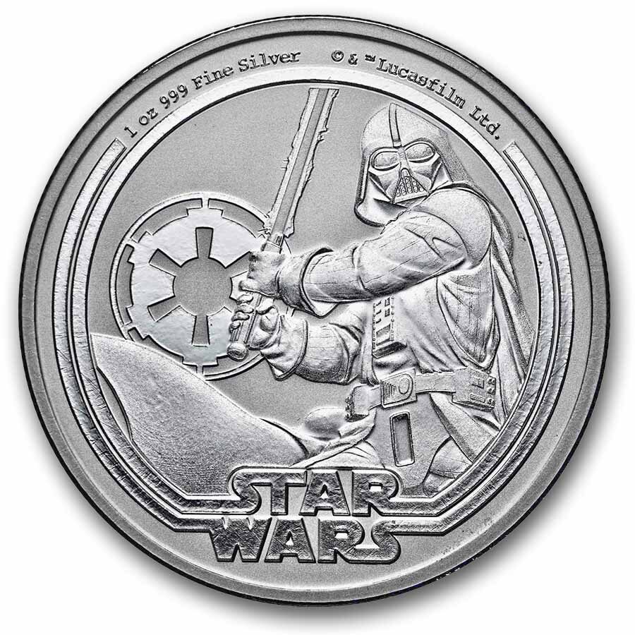 2026 Niue 1 oz Ag Star Wars Darth Vader (MD® Premier +PCGS FS)