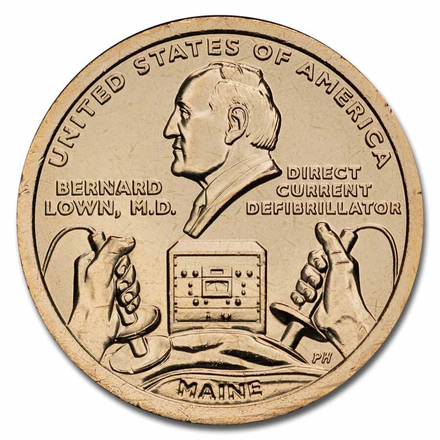 2024-D American Innovation $1 DC Defibrillator BU (Maine)