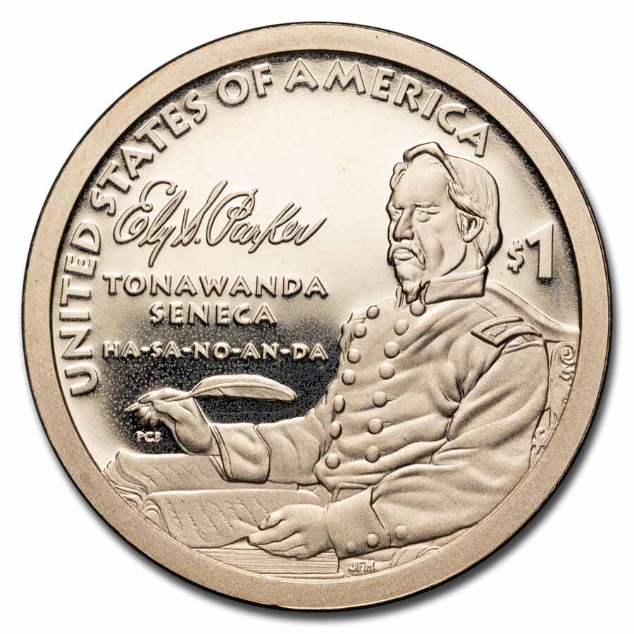 2022-S Native American $1 - Ely S. Parker Proof