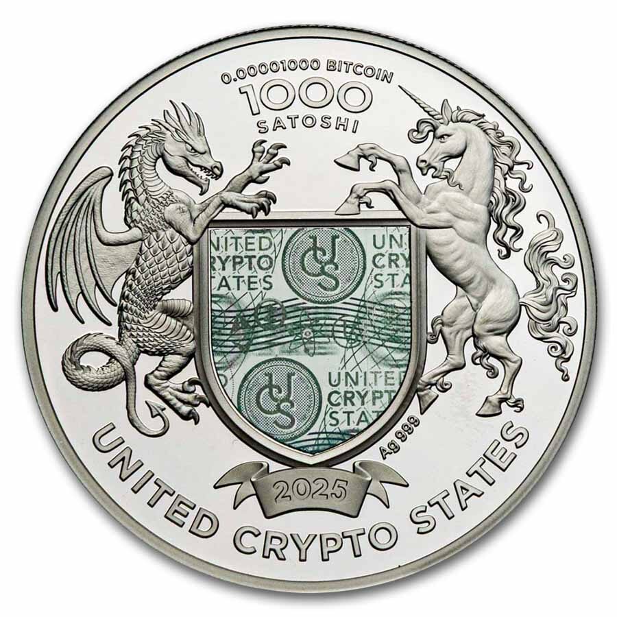 2025 Puma United Crypto States 1 oz Proof Silver