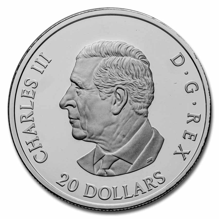 2025 Canada 1 oz Silver $20 Moon Sky: Raven (Box/COA)