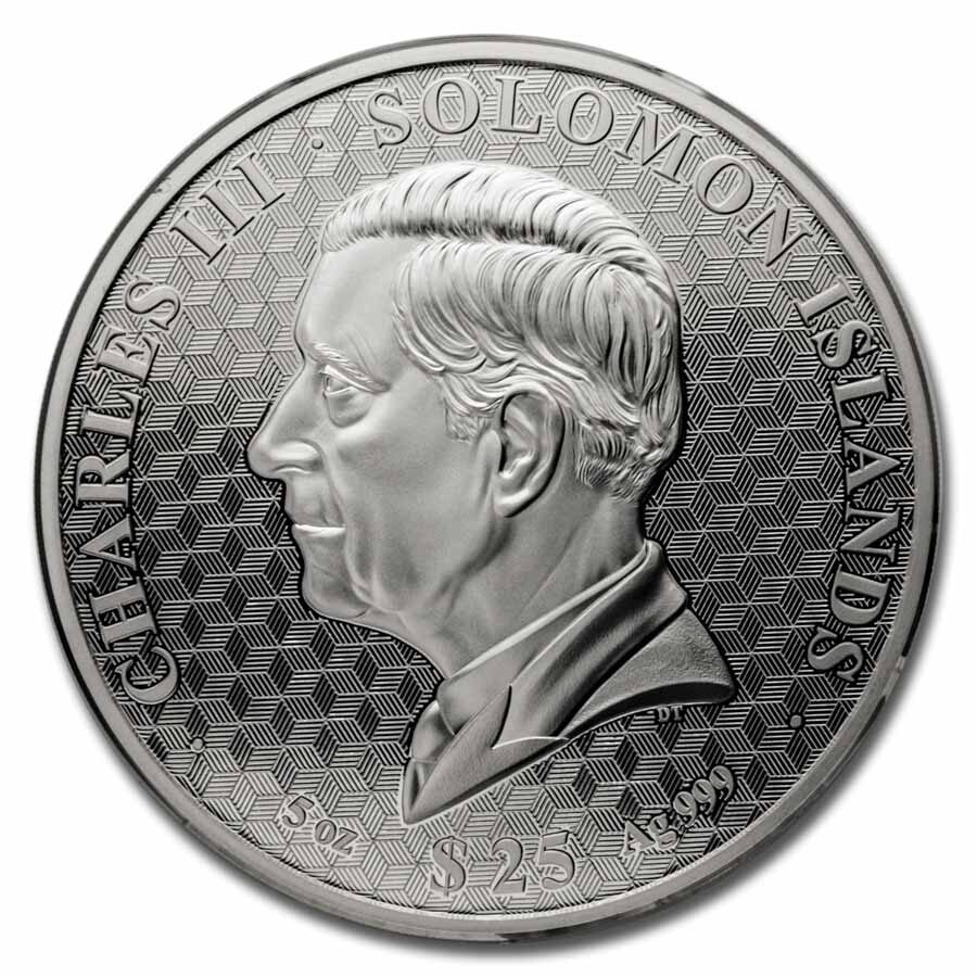 2026 Solomon Isl. 5 oz Silver Mother of Pearl Year of the Horse