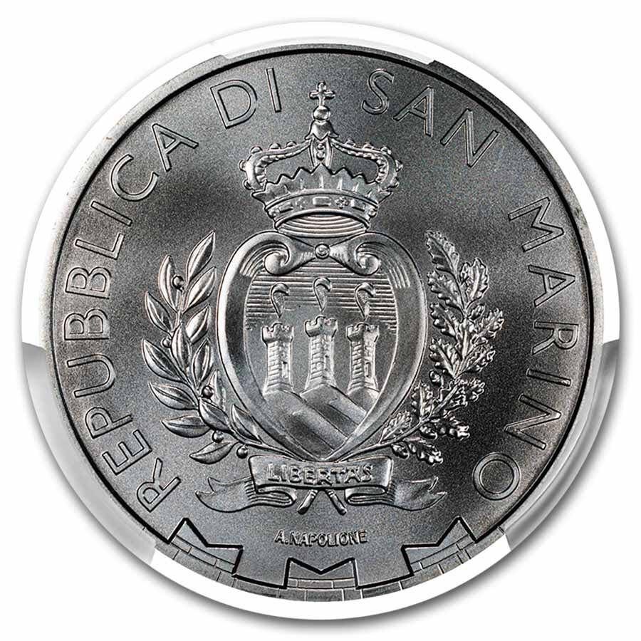 2025 San Marino 1 oz Silver Peregrine Falcon MS-70 PCGS