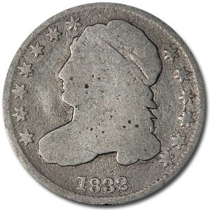 1832 Capped Bust Dime Good