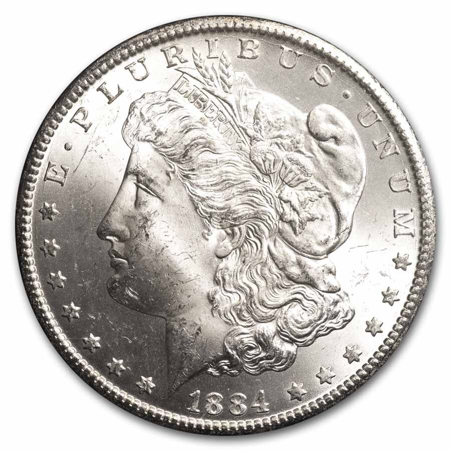 1884-CC Morgan Dollar MS-63 CACG (GSA)