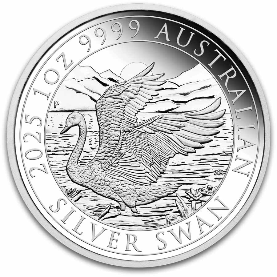 2025 Australia 1 oz Silver Swan COA #7 PR-70 PCGS (FDI)
