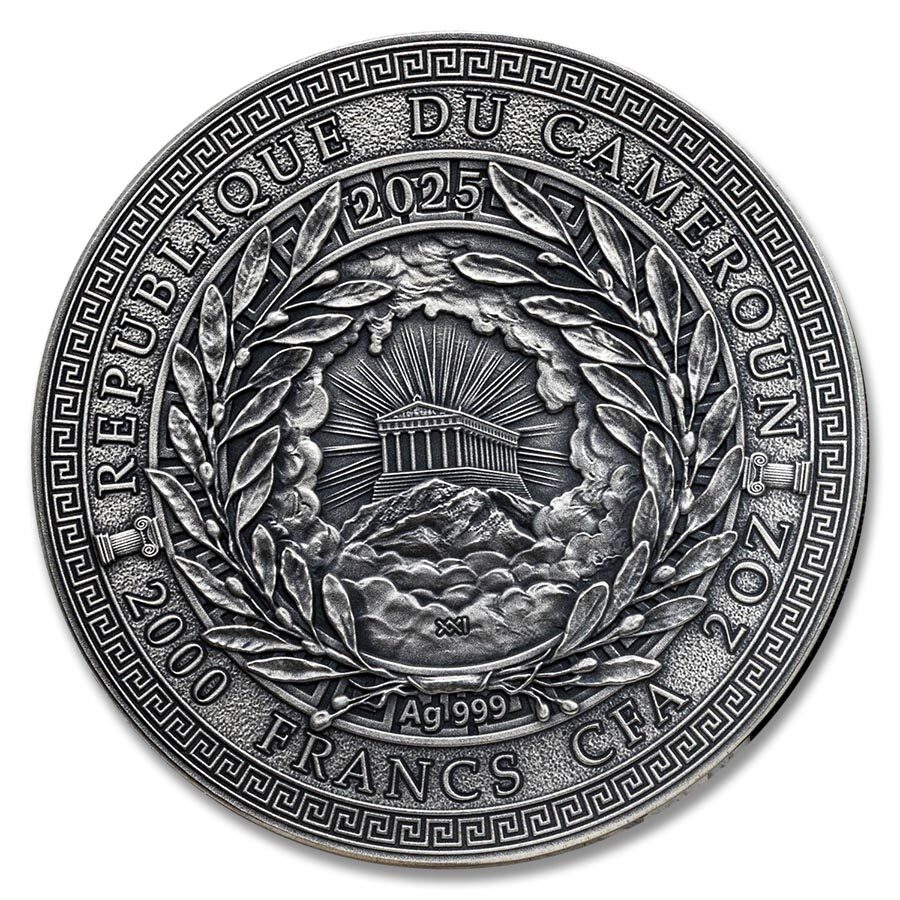 2025 Republic of Cameroon 2 oz Silver Greek Mythology; Hecate