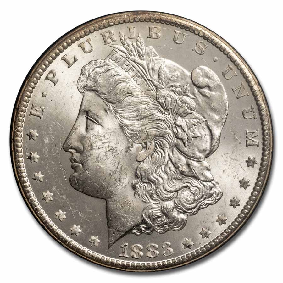 1883-CC Morgan Dollar BU (GSA, Toned Obv/Rev)
