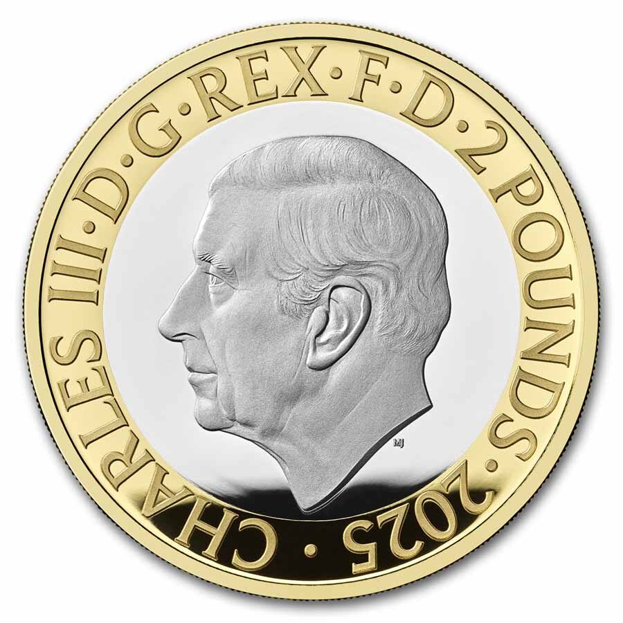 2025 Great Britain 200 Yrs of the Modern Railway 1 oz Silver Prf
