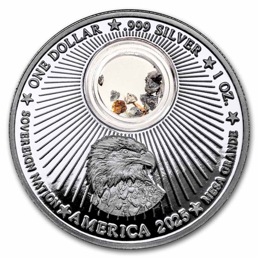 2025 1 oz Silver Built by Aliens: Stonehenge (Colorized)