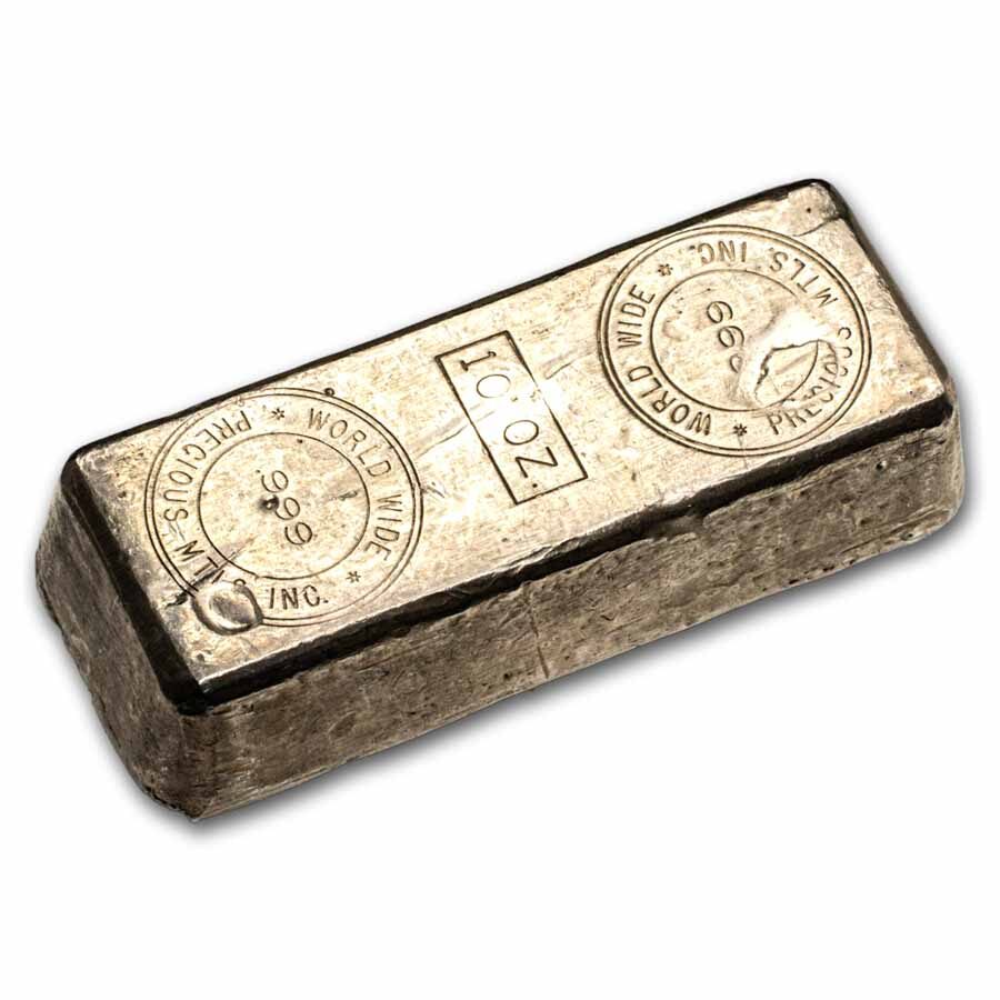10 oz Silver Bar - Vintage World Wide Precious Metals Inc.