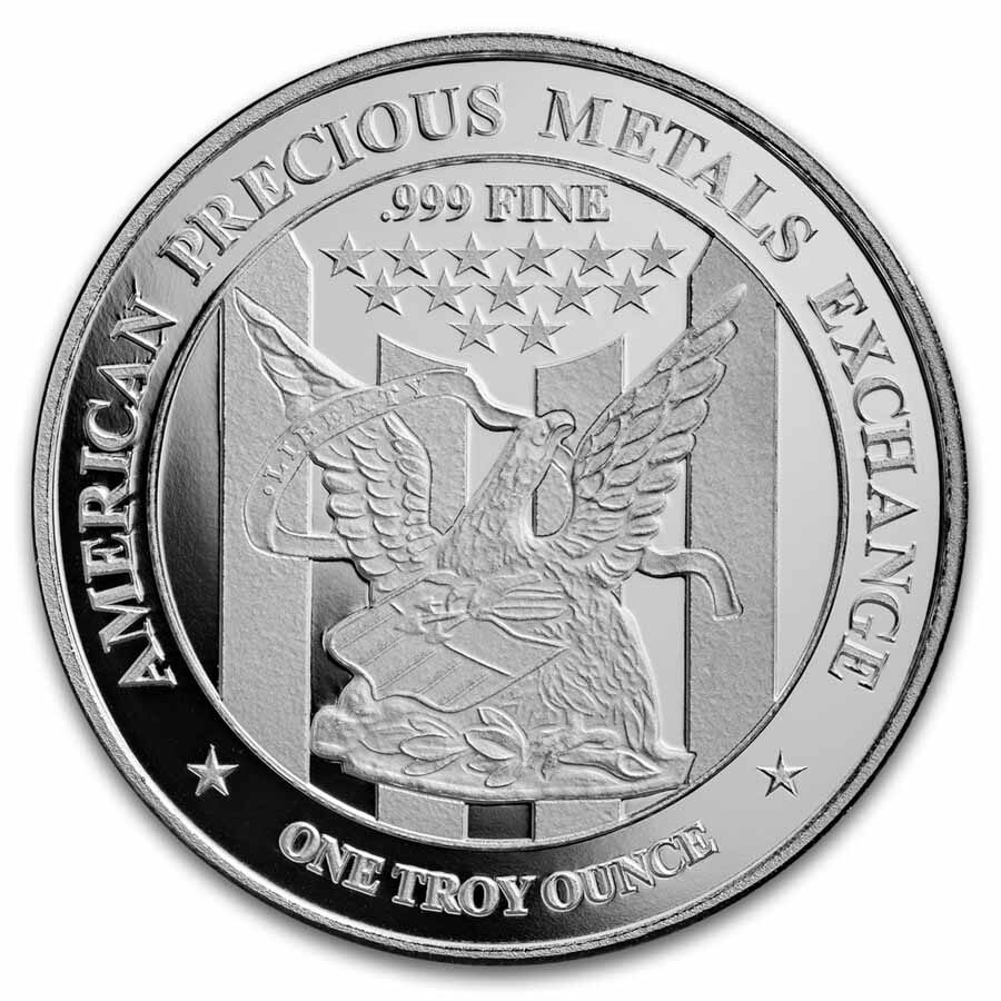 1 oz Silver Round - APMEX 25th Anniversary