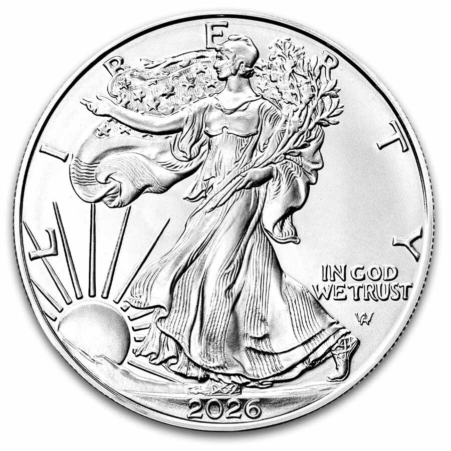 2026 American Silver Eagle MS-70 PCGS (FDI, Damstra)