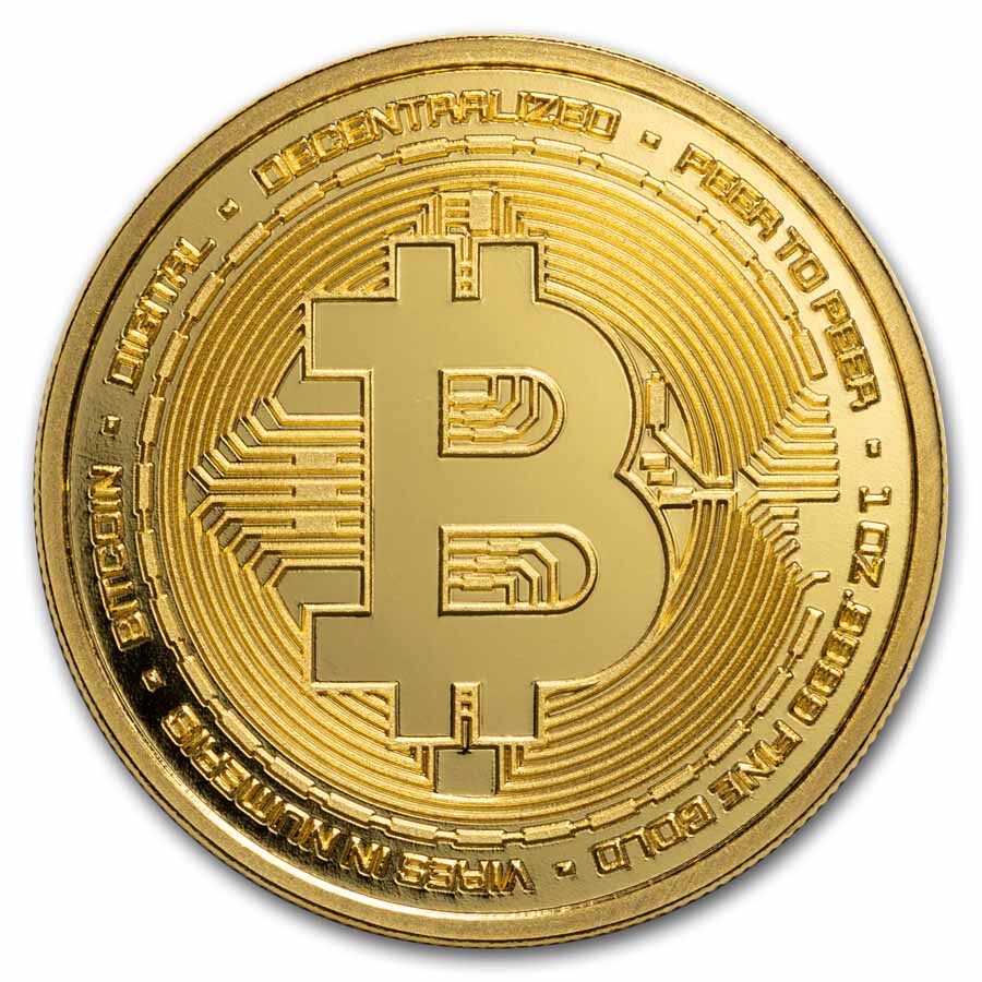 2025 Niue 1 oz Gold $250 Bitcoin BU