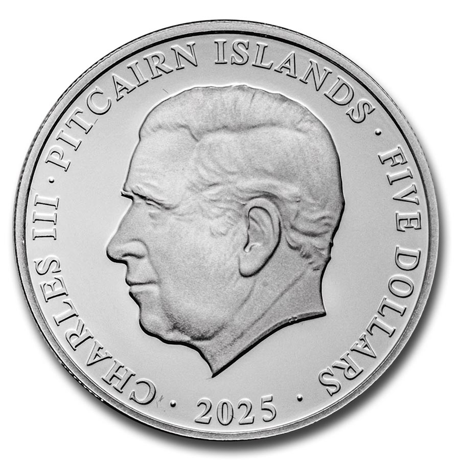 2025 Pitcairn Islands 1 oz Silver Ocean Wonders: Octopus