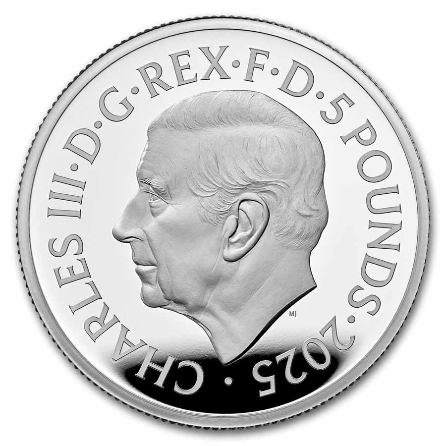2025 Great Britain 2 oz Silver Music Legends: Iron Maiden Proof