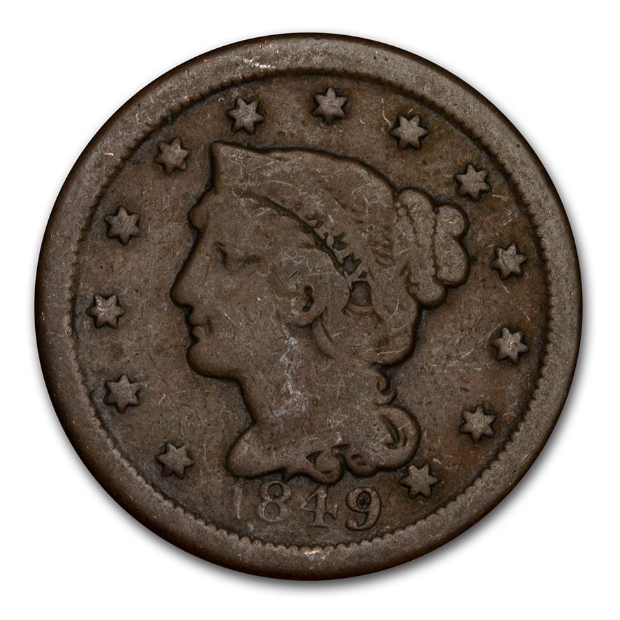 1849 Large Cent Good