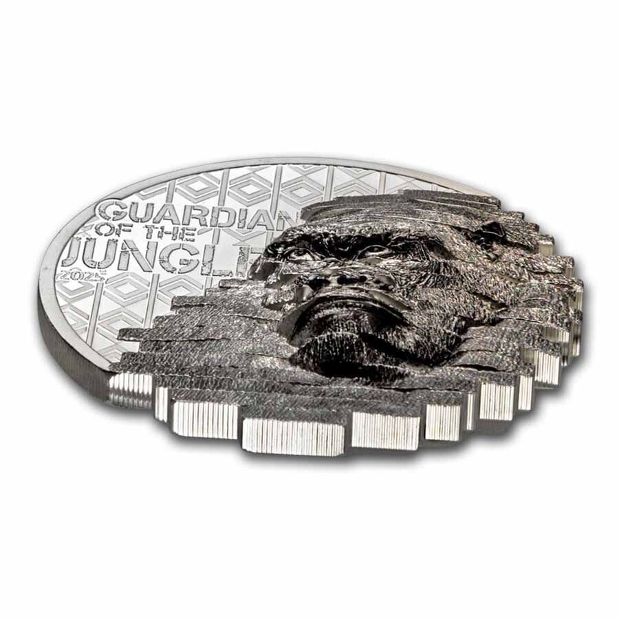 2025 Cook Islands 2 oz Silver Reconstruction: Gorilla Proof