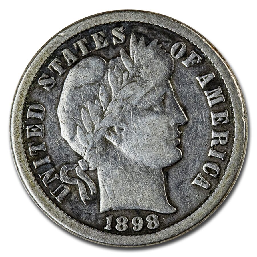 1898-O Barber Dime VG