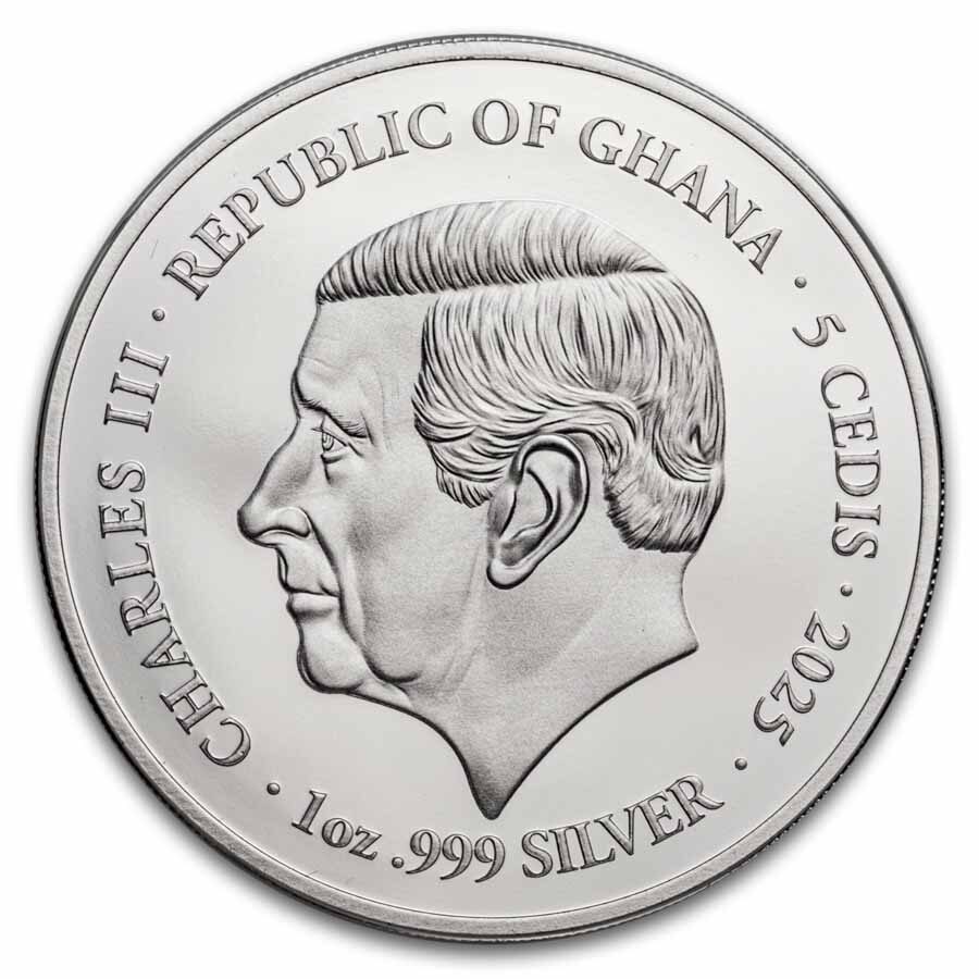 2025 Ghana 1 oz Ag Martyrdom of the 12 Apostles: Judas (Box/COA)
