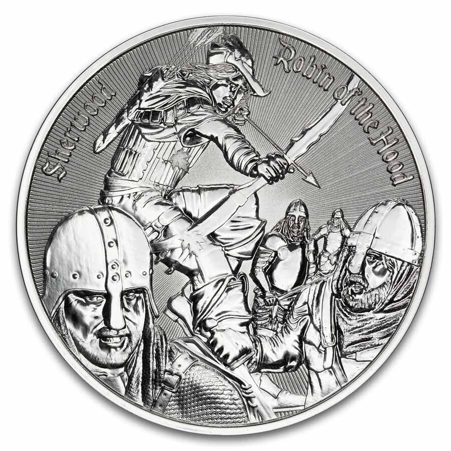 2024 Cameroon 1 oz Silver Sherwood: Robin of the Hood