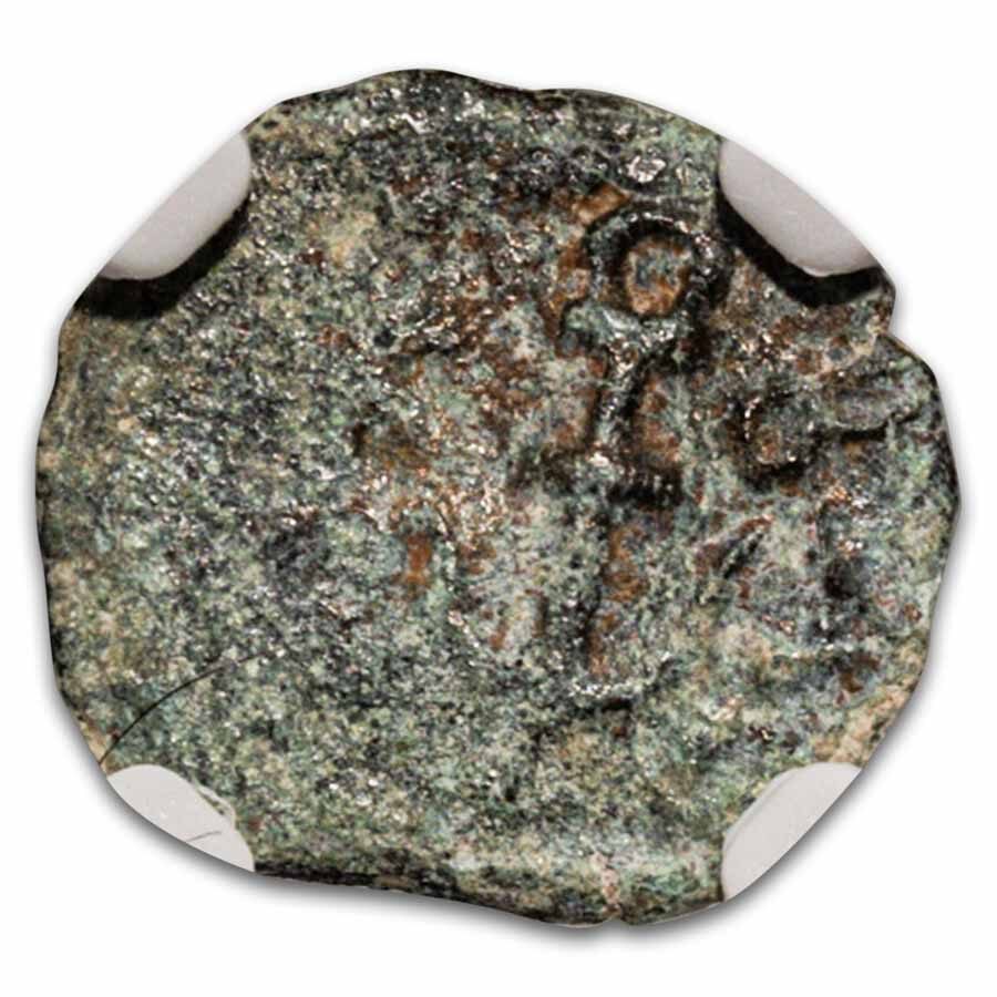 Judaea Widow's Mite Herod I AE Prutah (40-4 BC) NGC Fine