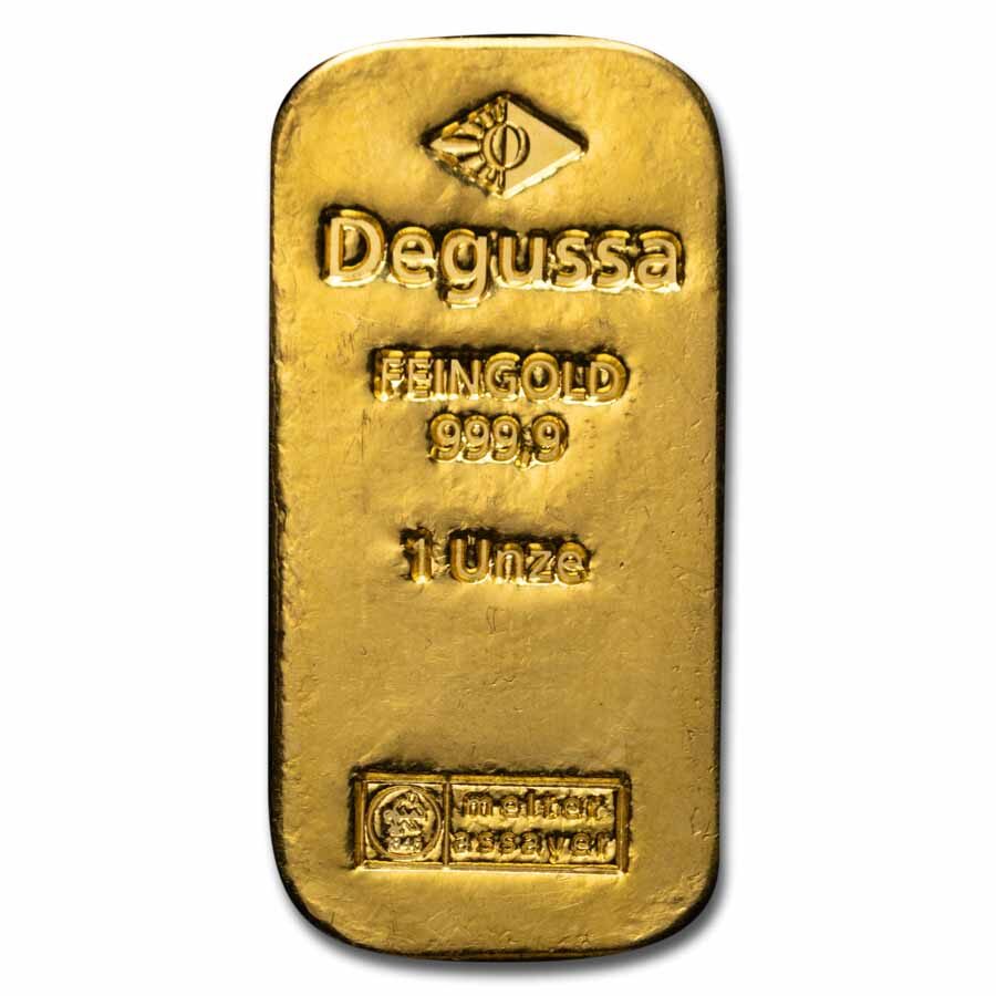 1 oz Gold Bar - Degussa