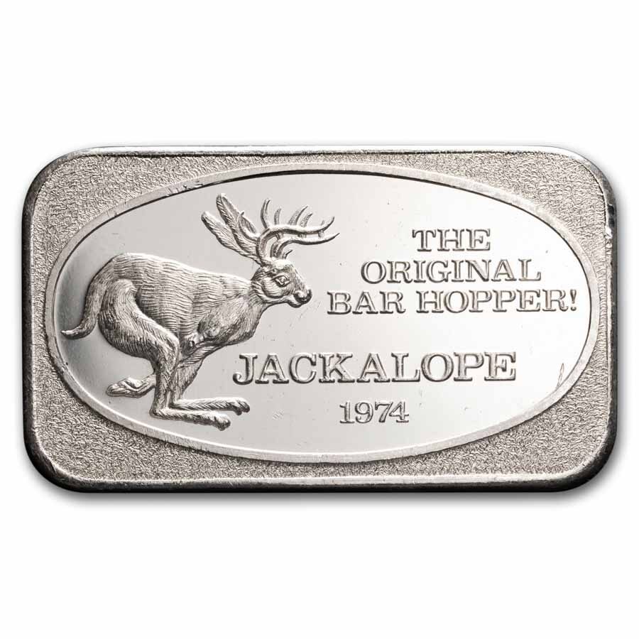1 oz Silver Bar - Jackalope (U.S. Silver Corporation)