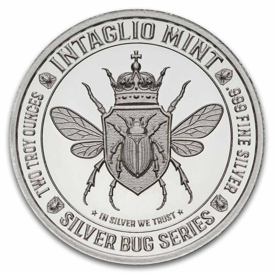 2 oz UHR Silver Round - The Silver Bug: Bullet Ant