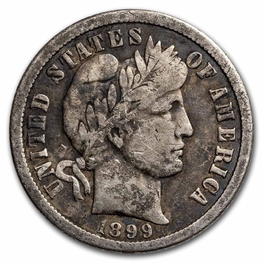 1899-O Barber Dime VG