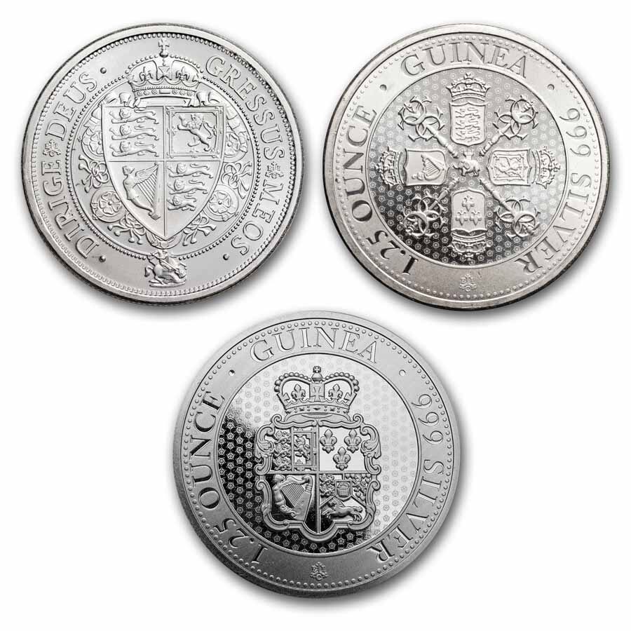 Saint Helena 1.25 oz Silver Guinea BU (Random Design)