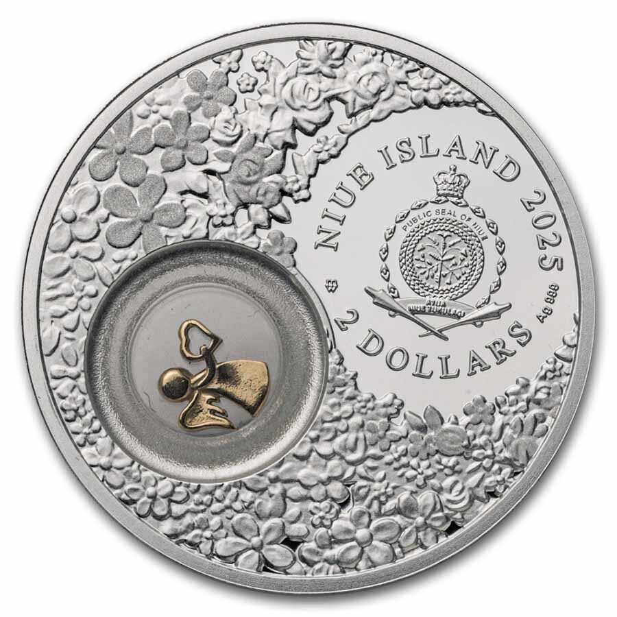 2025 Niue Silver Guardian Angel Proof (with Box & COA)