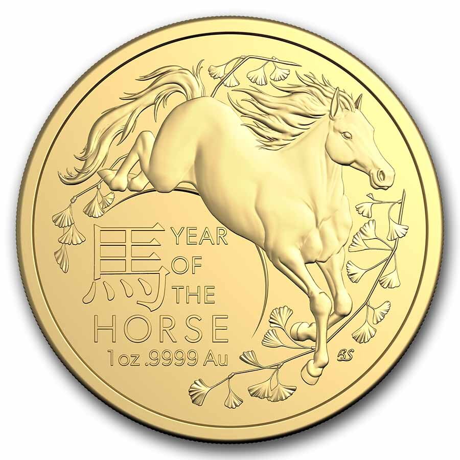 2026 Australia 1 oz Gold Lunar Year of the Horse BU