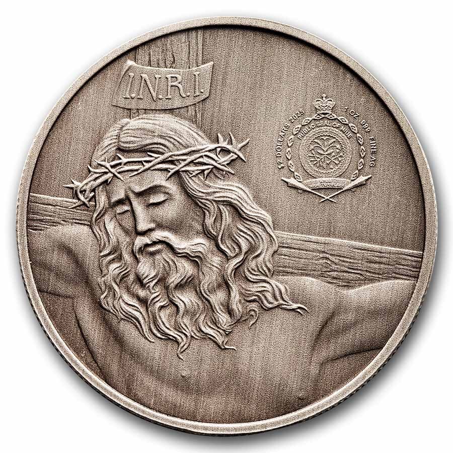2025 Niue 1 oz Silver Antique Wonders of Christ: Nativity
