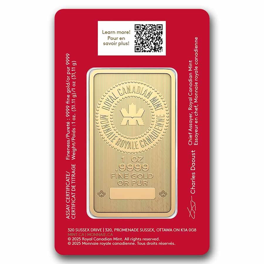 2026 1 oz Gold Bar - RCM Lunar Year of the Horse (In Assay)