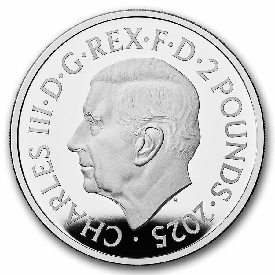 2025 Great Britain The Two Georges 1 oz Silver Proof Coin