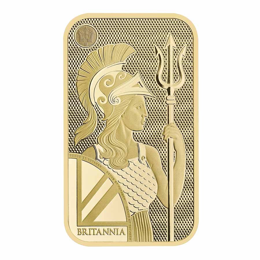 1 oz Gold Bar - The Royal Mint Britannia (New Assay)