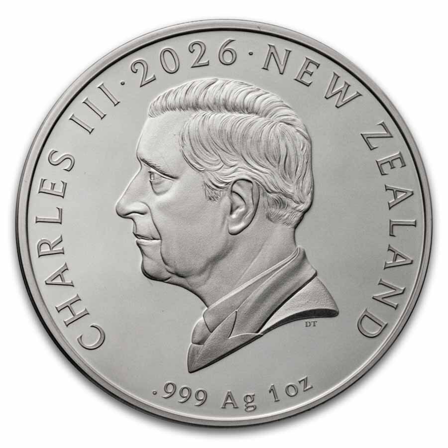 2026 New Zealand 1 oz Silver Proof North Island Brown Kiwi