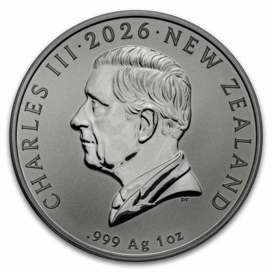 2026 New Zealand 1 oz Silver North Island Brown Kiwi Specimen