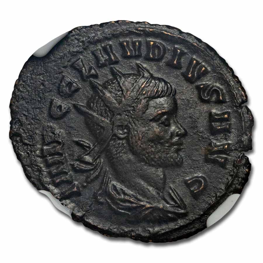 Rome Dbl Denarius Claudius II 268-270 AD XF NGC