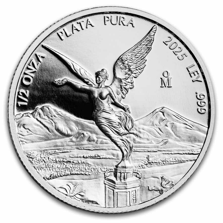 2025 Mexico 1/2 oz Silver Libertad PF-70 NGC (ER, Coat of Arms)