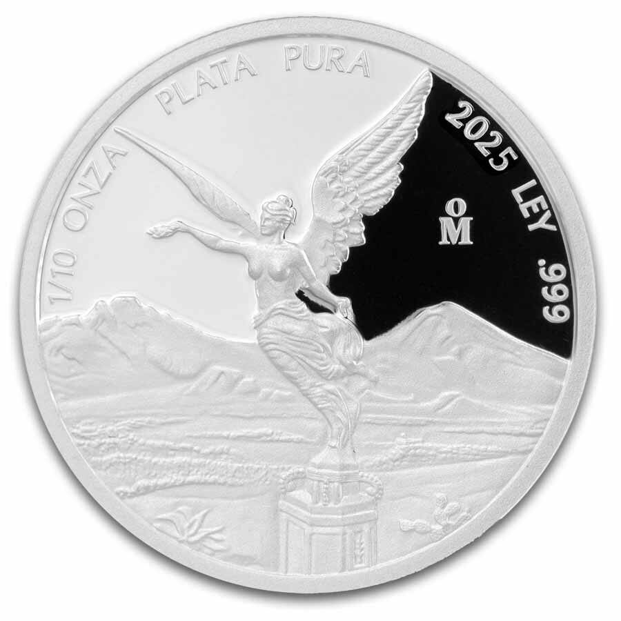 2025 Mexico 1/10 oz Silver Libertad PF-69 NGC (ER, Coat of Arms)