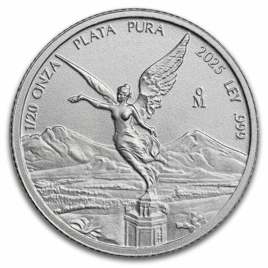 2025 Mexico 1/20 oz Silver Libertad MS-70 NGC (ER, Coat of Arms)