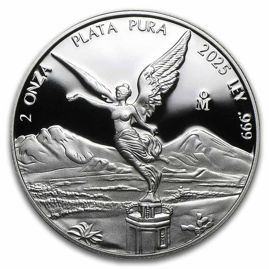 2025 Mexico 2 oz Silver Proof Libertad PF-69 NGC (ER)