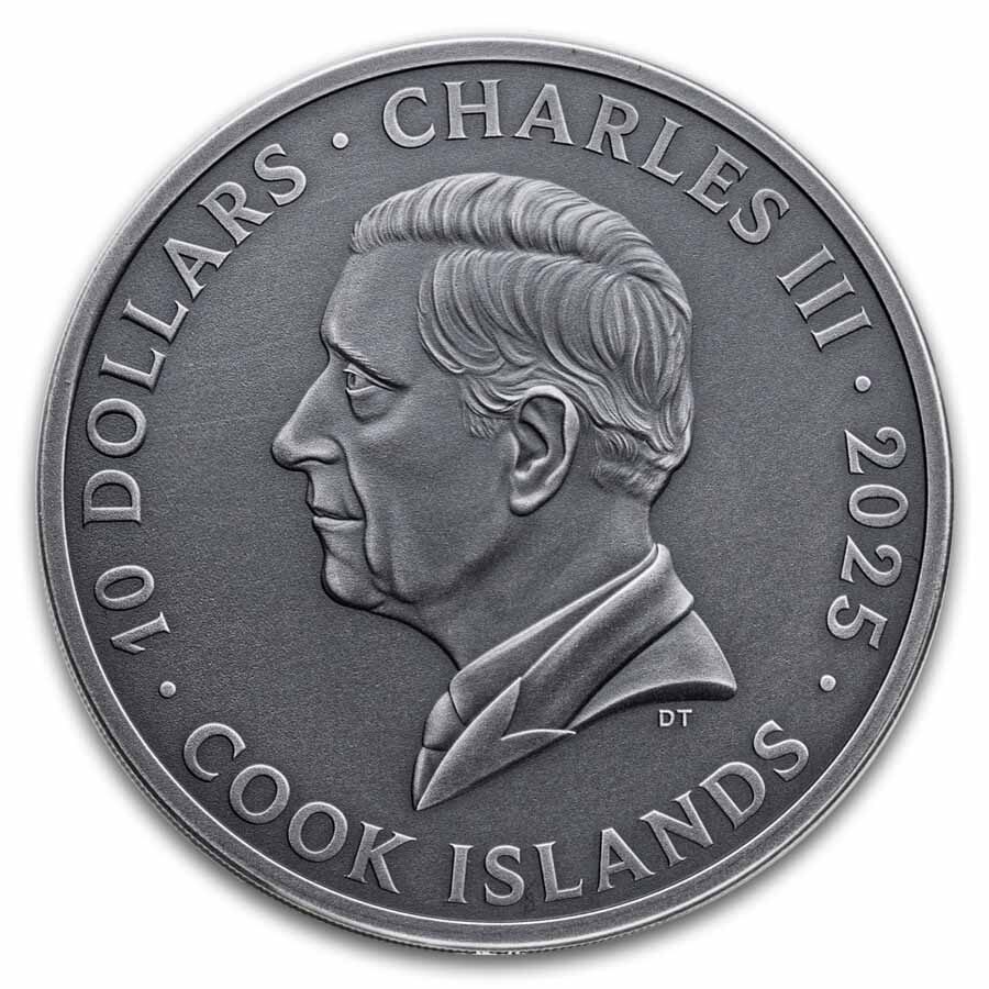 2025 Cook Islands 2 oz Silver Portal of Time (w/ Box & COA)