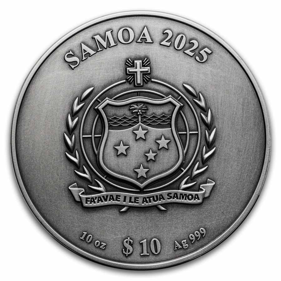 2025 Samoa 10 oz Silver Monopoly Multi Layer Coin (w/ Box & COA)