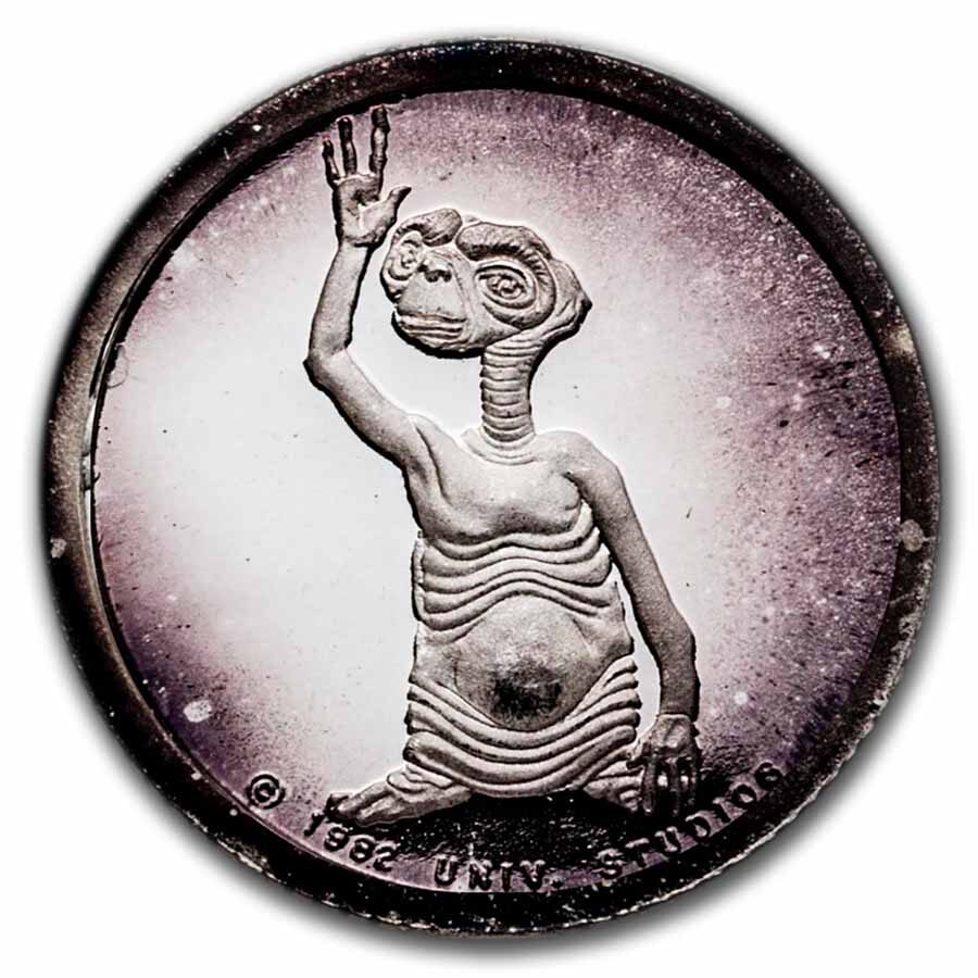 1/10 oz Silver Round- Vintage 1988 E.T. (Rarities Mint)