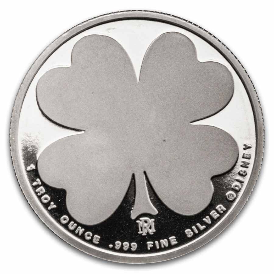 1 oz Silver Round - 1989 Mickey's Luck (Rarities Mint)
